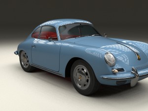 porsche 356 hdri 3D Модель