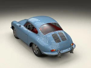 porsche 356 hdri 3D Model
