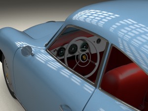 porsche 356 hdri 3D Модель