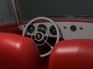 porsche 356 hdri 3D Модель