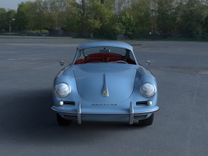 porsche 356 hdri 3D Модель