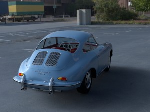 porsche 356 hdri 3D Модель