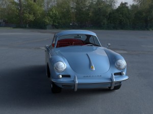 porsche 356 hdri 3D Модель