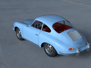 porsche 356 hdri 3D Модель