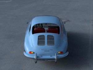 porsche 356 hdri 3D Модель