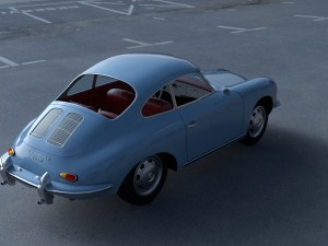 porsche 356 hdri 3D Модель