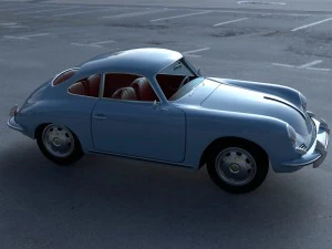 porsche 356 hdri 3D Model