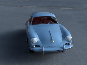 porsche 356 hdri 3D Модель