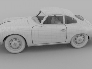 porsche 356 hdri 3D Модель