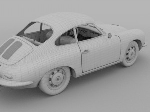 porsche 356 hdri 3D Модель
