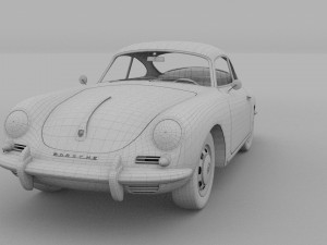 porsche 356 hdri 3D Модель