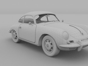 porsche 356 hdri 3D Модель