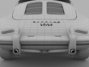 porsche 356 hdri 3D Модель