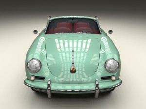 porsche 356 convertible hdri 3D Model