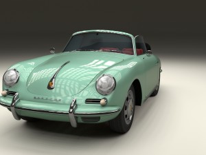 porsche 356 convertible hdri 3D Model
