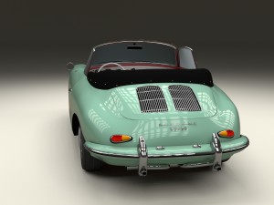 porsche 356 convertible hdri 3D Model