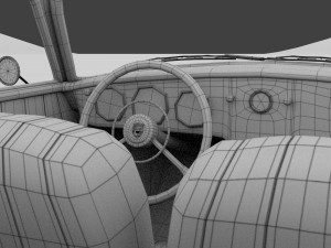 porsche 356 convertible hdri 3D Model
