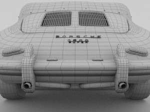 porsche 356 convertible hdri 3D Model