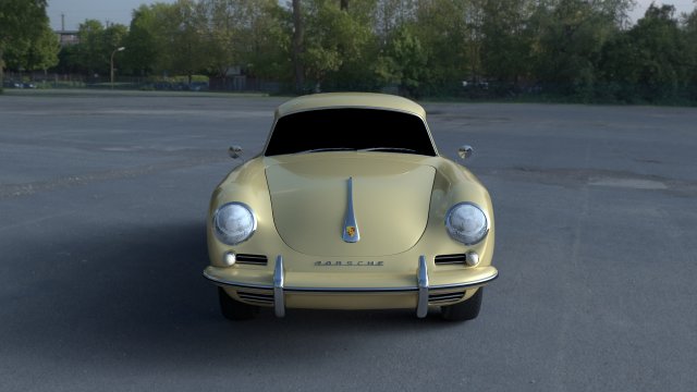 porsche 356 coupe hdri Modelo 3D .c4d .max .obj .3ds .fbx .stl .blend