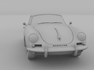 porsche 356 coupe hdri Modelo 3D