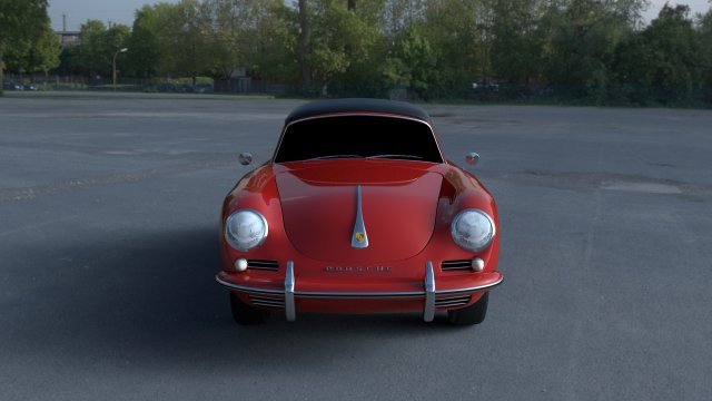 porsche 356 cabrio hdri 3D 模型 .c4d .max .obj .3ds .fbx .stl .blend 