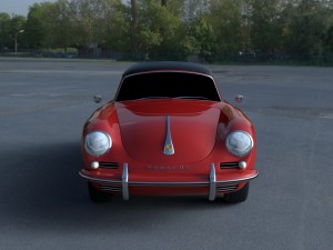porsche 356 cabrio hdri 3D मॉडल