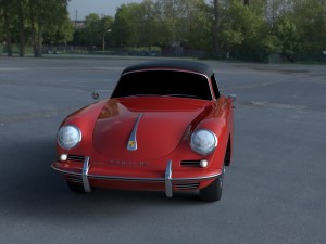 porsche 356 cabrio hdri 3D 模型