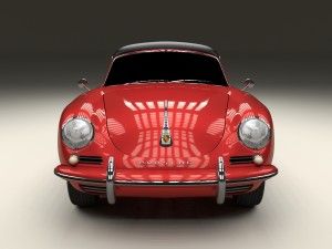 porsche 356 cabrio hdri 3D 模型