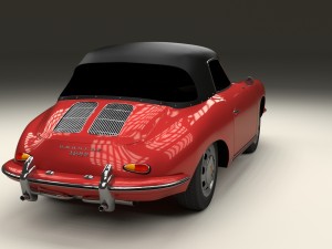porsche 356 cabrio hdri 3D 模型