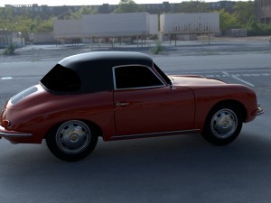 porsche 356 cabrio hdri 3D 模型
