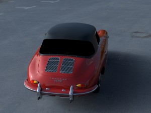 porsche 356 cabrio hdri 3D 模型