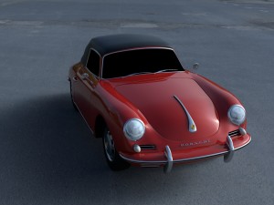 porsche 356 cabrio hdri 3D 模型