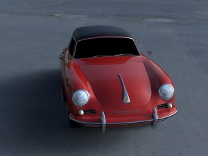 porsche 356 cabrio hdri 3D 模型