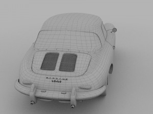 porsche 356 cabrio hdri 3D 模型