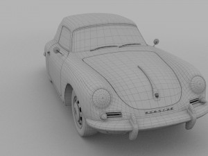 porsche 356 cabrio hdri 3D 模型