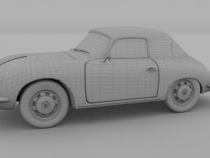 porsche 356 cabrio hdri 3D 模型