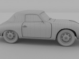 porsche 356 cabrio hdri 3D 模型