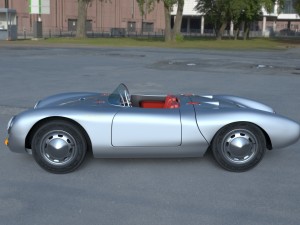 porsche 550 spyder hdri Model 3D