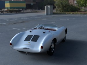 porsche 550 spyder hdri Model 3D