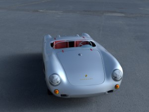 porsche 550 spyder hdri Model 3D
