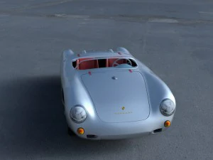 porsche 550 spyder hdri 3D Model