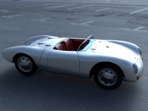 porsche 550 spyder hdri Model 3D