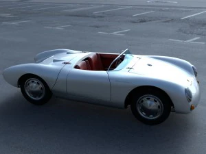 porsche 550 spyder hdri 3D Model