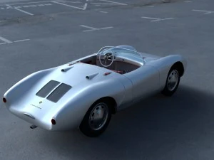 porsche 550 spyder hdri 3D Model