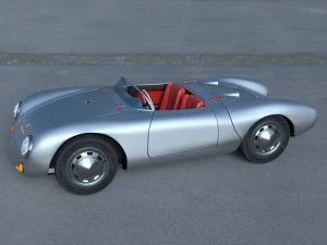porsche 550 spyder hdri 3D Model