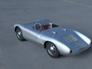 porsche 550 spyder hdri Model 3D