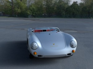 porsche 550 spyder hdri Model 3D