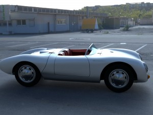 porsche 550 spyder hdri Model 3D