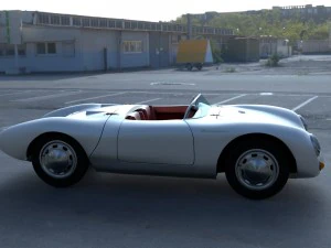 porsche 550 spyder hdri 3D Model
