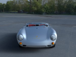 porsche 550 spyder hdri Model 3D